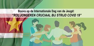 Bouva op de Internationale Dag van de Jeugd Rol jongeren cruciaal bij strijd Covid 19